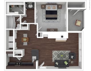 A4 Floor Plan at Infinity on the Mark, Texas